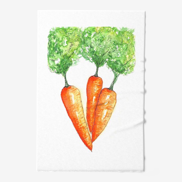 Полотенце «морковка»