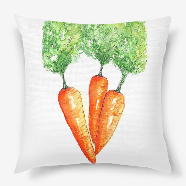Подушка «морковка»
