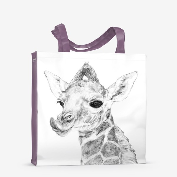 Сумка-шоппер &laquo;Малыш жирафик/Baby giraffe&raquo;