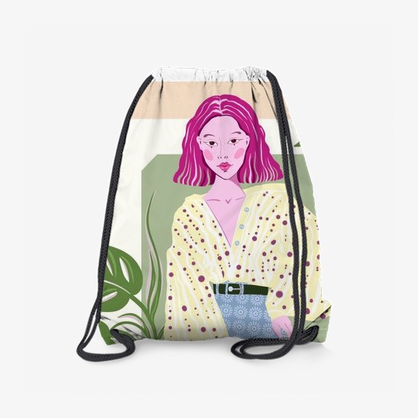 Рюкзак «Девушка в оранжерее»