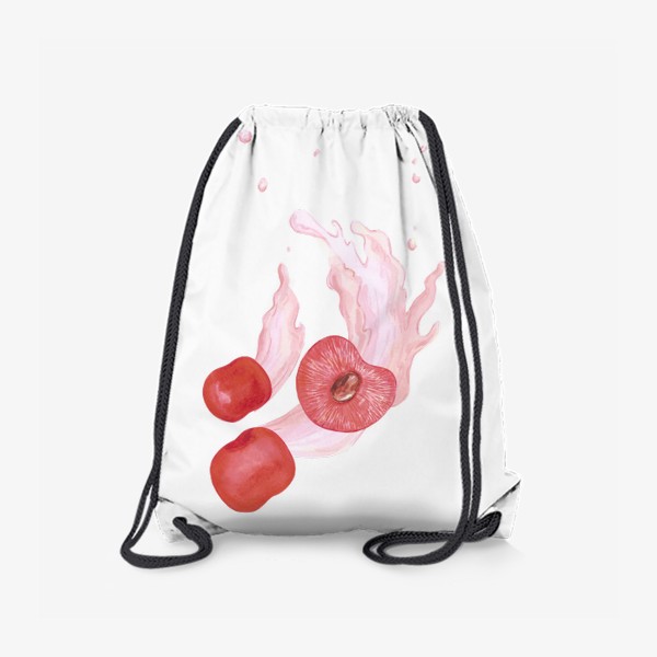 Рюкзак «Сочная спелая вишня с соком.»