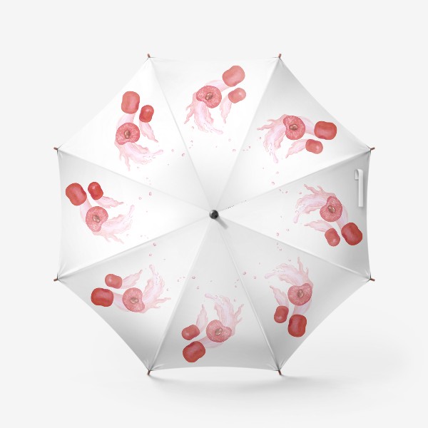 Зонт «Сочная спелая вишня с соком.»