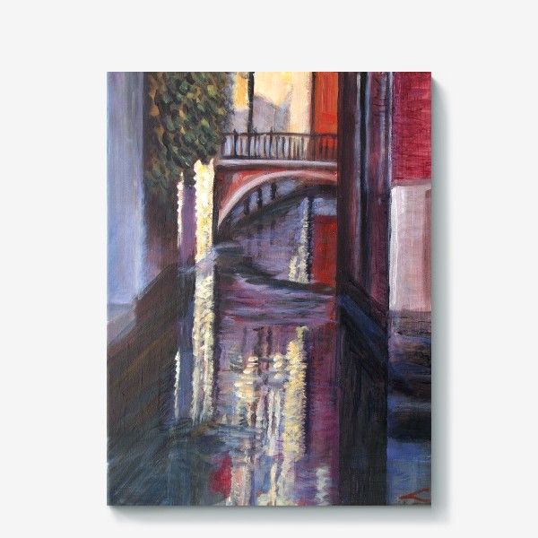 Холст «Канал в Венеции»