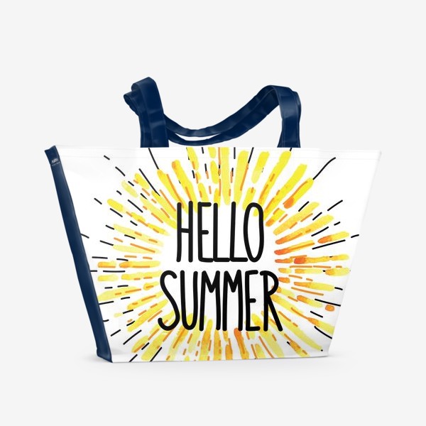 Пляжная сумка «hello summer»