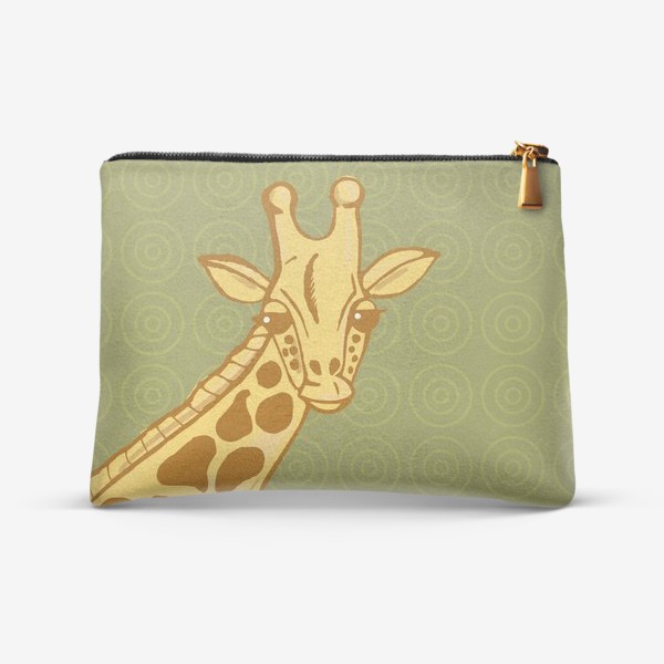 Косметичка «Забавный, веселый и милый африканский жираф»