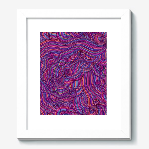 Картина «Фиолетовый паттерн»