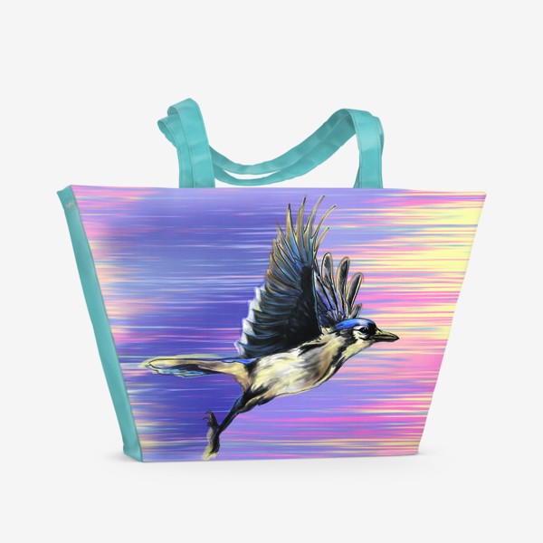Пляжная сумка «Колибри»