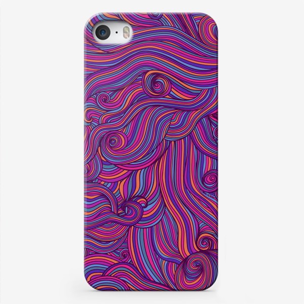 Чехол iPhone «Фиолетовый паттерн»