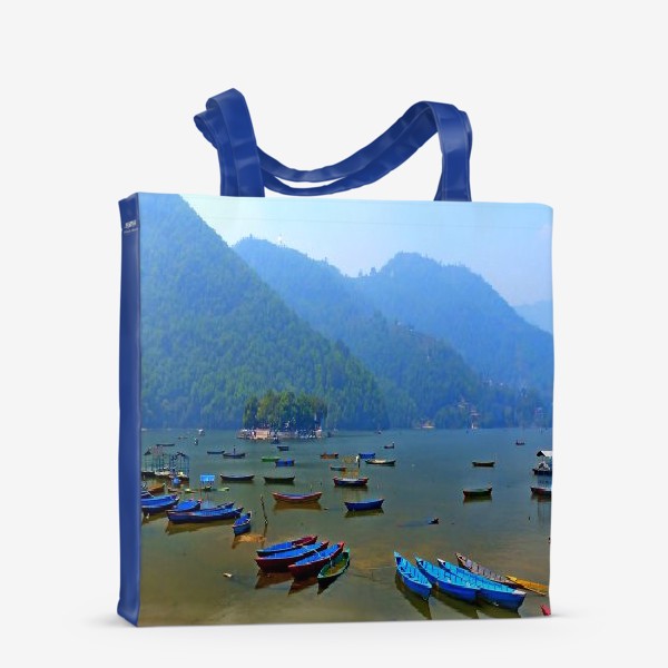 Сумка-шоппер «Жаркий полдень на озере»