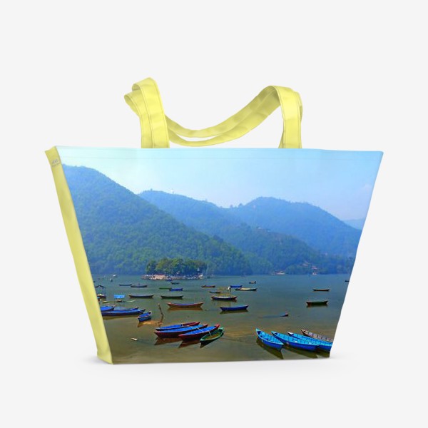 Пляжная сумка «Жаркий полдень на озере»