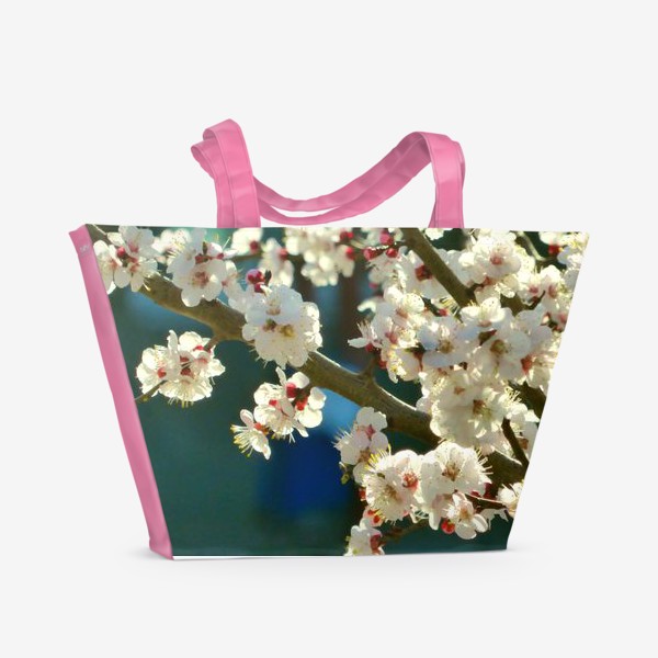 Пляжная сумка &laquo;Яблоня в цвету&raquo;