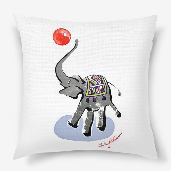 Подушка «Слон в цирке»