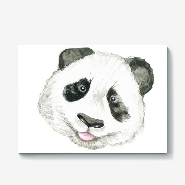Холст «Веселая панда»