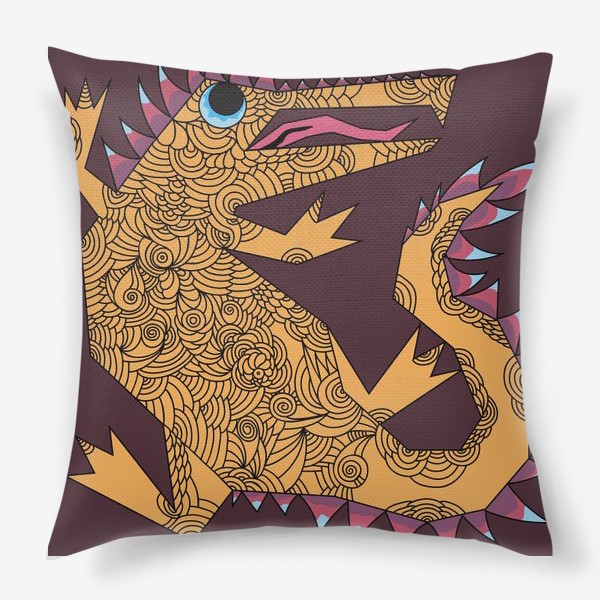 Подушка «Динозавр кроко»