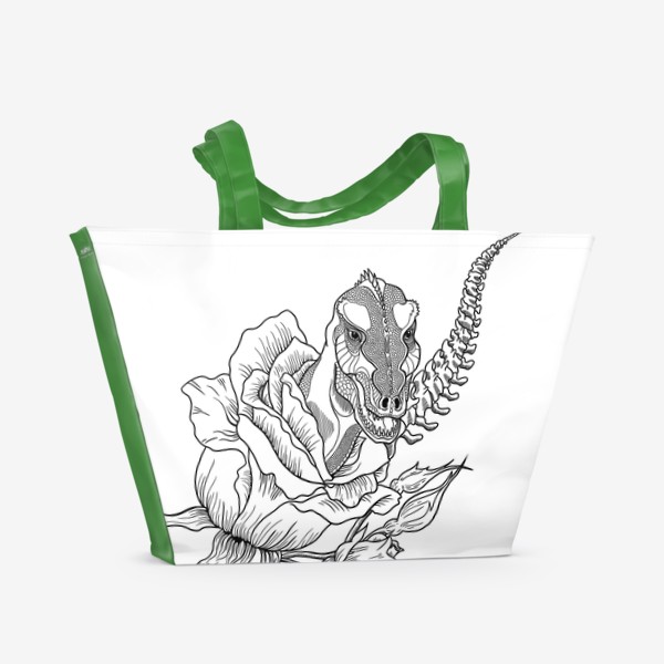 Пляжная сумка «Тиранозавр»