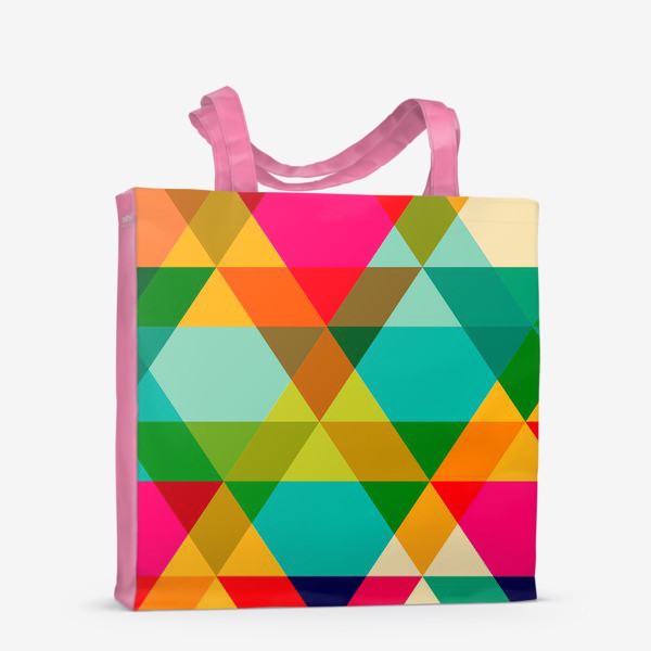 Сумка-шоппер «Треугольники яркие»
