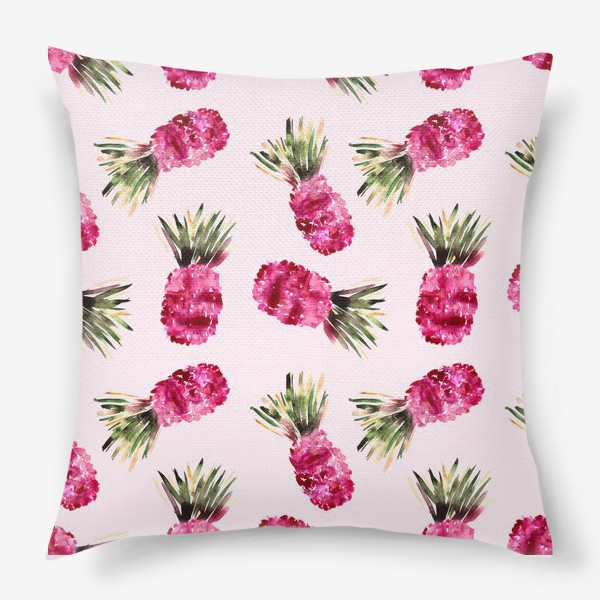 Подушка «Розовые ананасы»