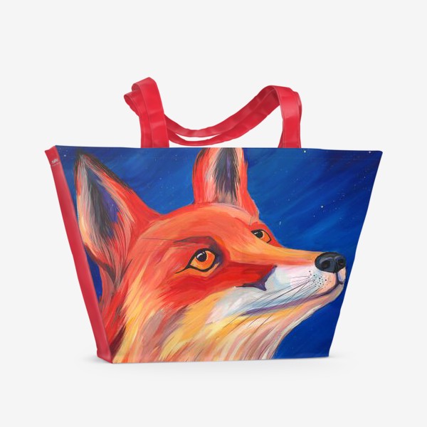 Пляжная сумка «Рыжая Лисичка»