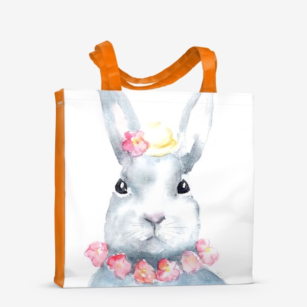 Сумка-шоппер «Rabbit with a hat»