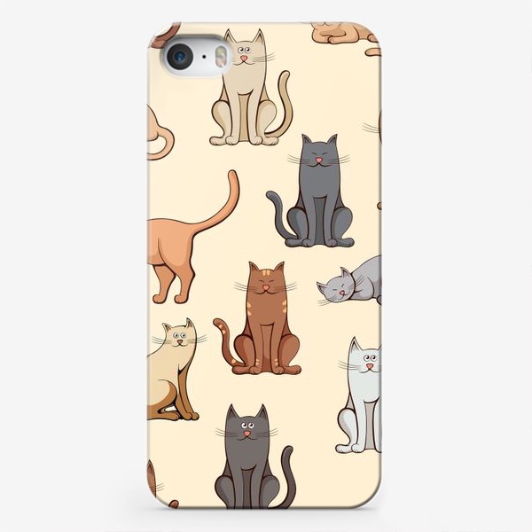 Чехол iPhone «Коты»
