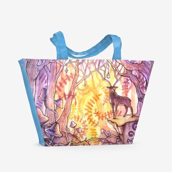 Пляжная сумка «Magical forest»