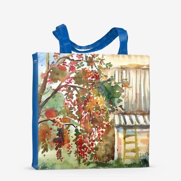 Сумка-шоппер «Дачный вишневый сад  / Cherry tree in the garden »