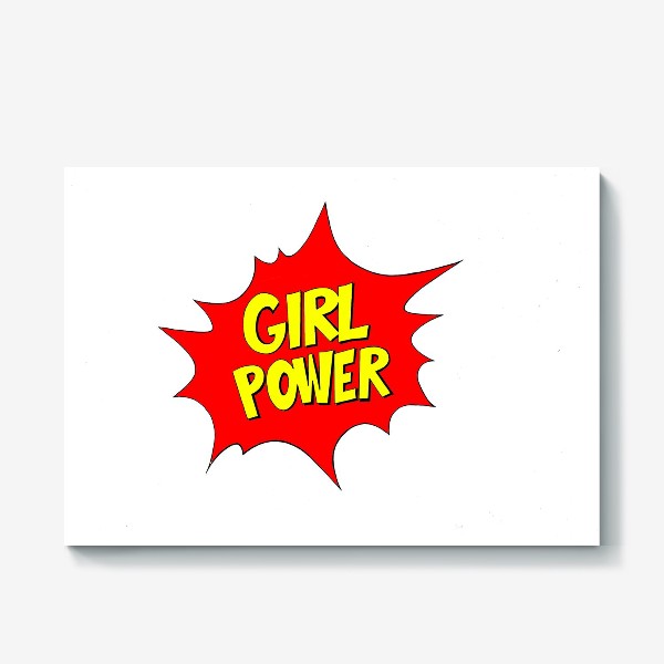 Холст «Girl Power. Попарт»