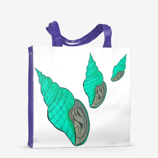Сумка-шоппер «Морские ушные раковины»