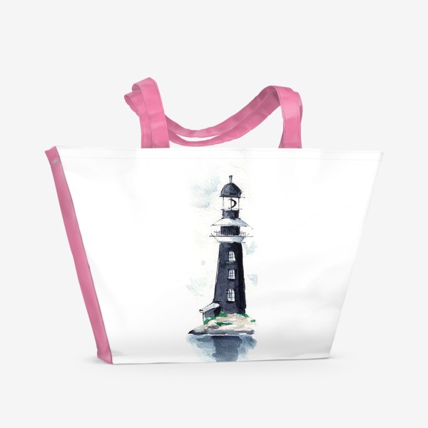 Пляжная сумка «Черный маяк»