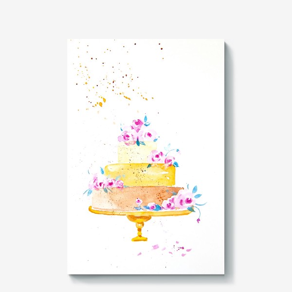 Холст «Свадебный торт»