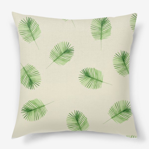 Подушка «Пальмовые листья»