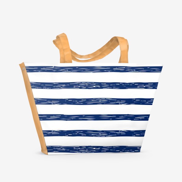 Пляжная сумка «Паттерн в полосочку»