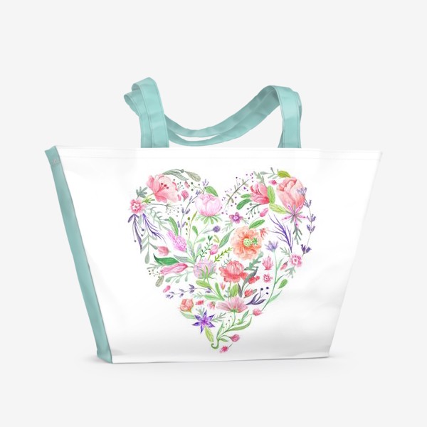 Пляжная сумка «Сердце лета»