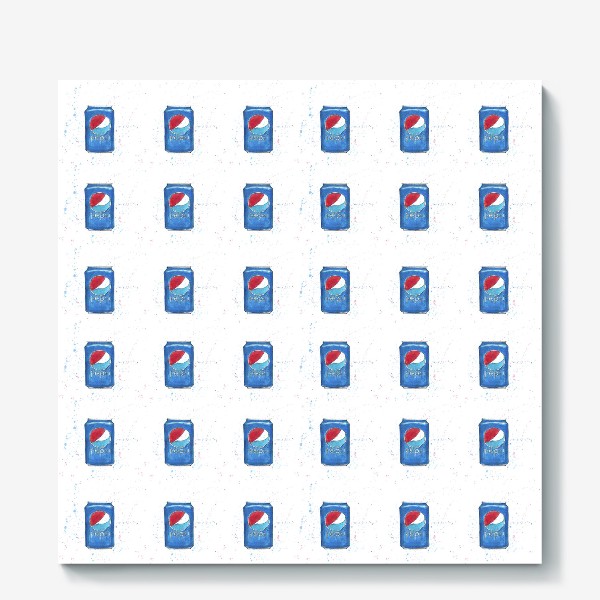 Холст «Pepsi - pattern. Пепси - паттерн»