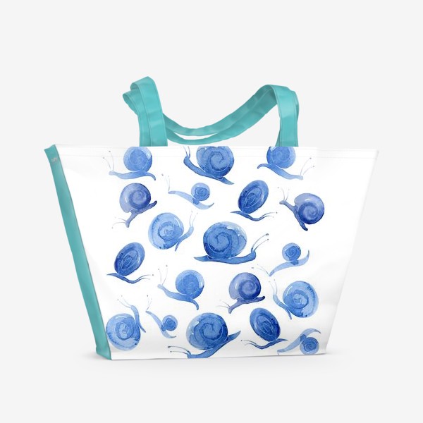 Пляжная сумка «Водные улитки»