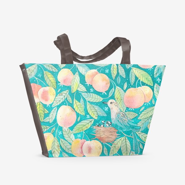 Пляжная сумка «Райские яблочки 1»
