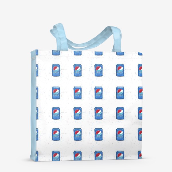 Сумка-шоппер &laquo;Pepsi - pattern. Пепси - паттерн&raquo;