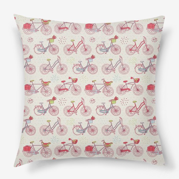 Подушка «Я люблю свой велосипед!»