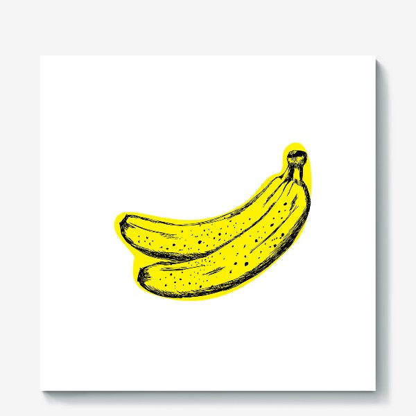 Холст «Спелые бананы»