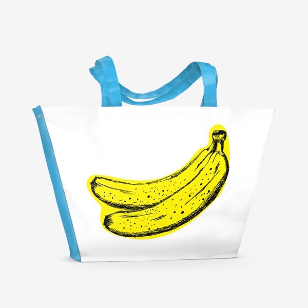 Пляжная сумка «Спелые бананы»