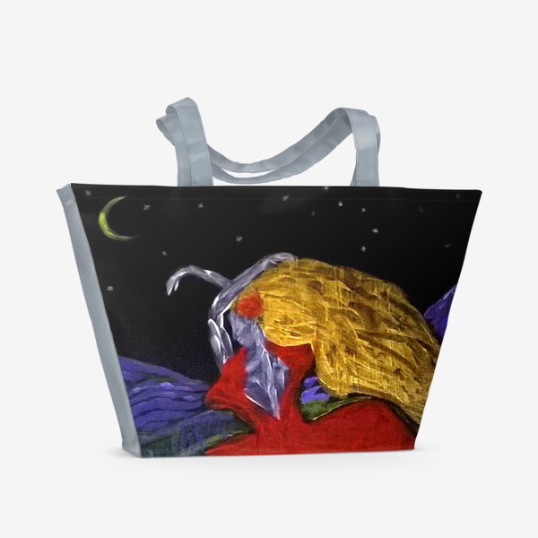 Пляжная сумка «Танцующая в ночи»