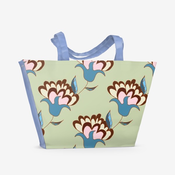 Пляжная сумка «Floral pattern#3»