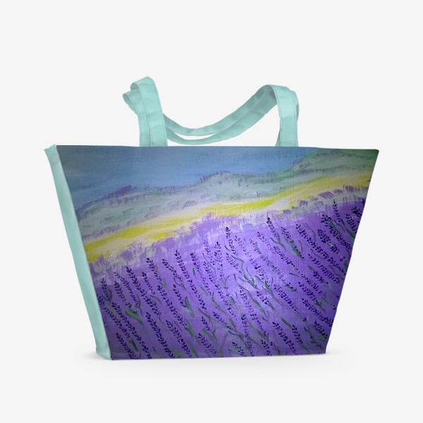 Пляжная сумка «Лавандовое поле»