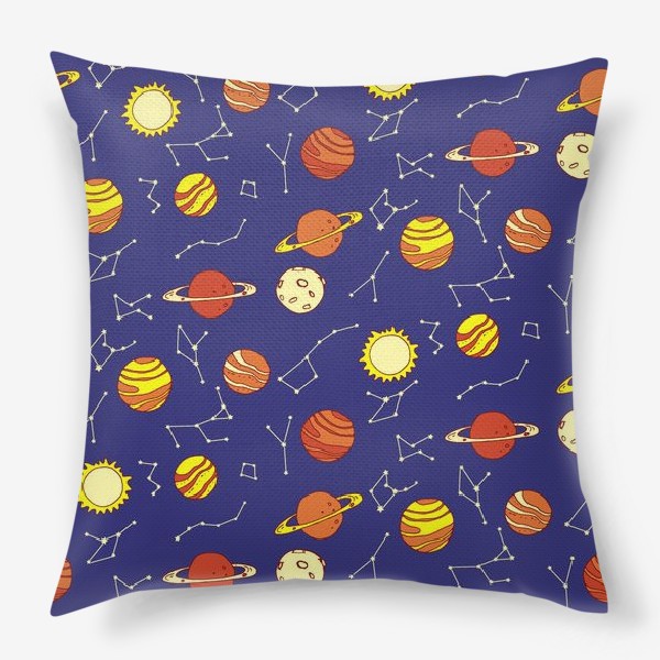 Подушка «Космос, планеты»