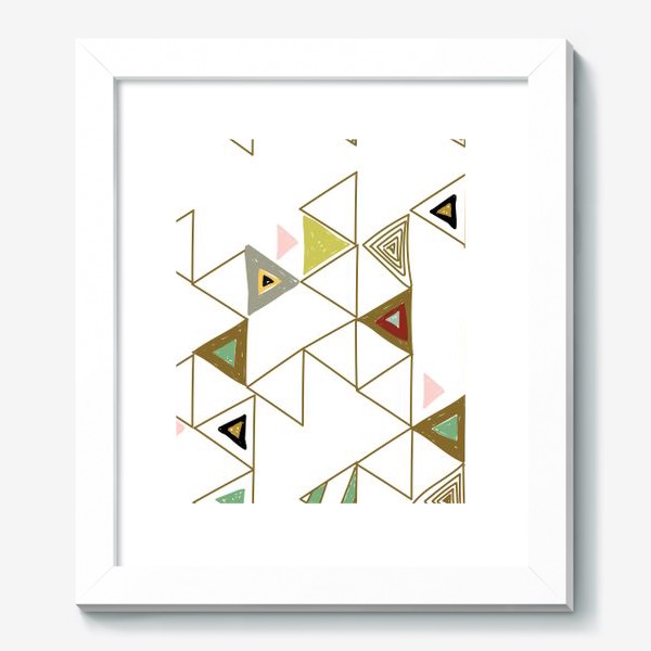 Картина «узор с треугольниками»
