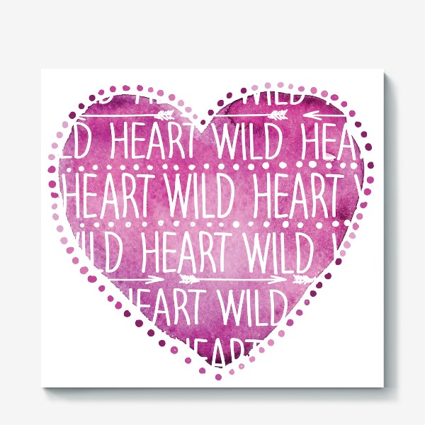 Холст «wild heart»