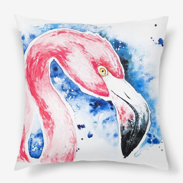 Подушка «Птица розовый Фламинго»