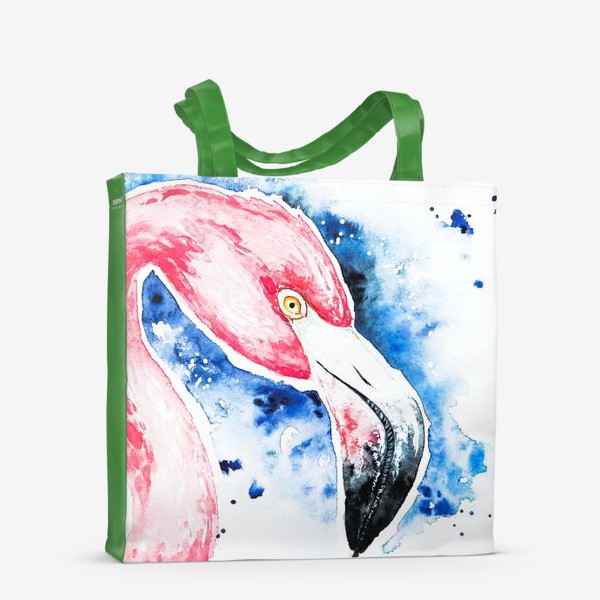 Сумка-шоппер «Птица розовый Фламинго»
