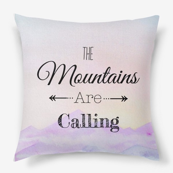 Подушка «горы зовут»