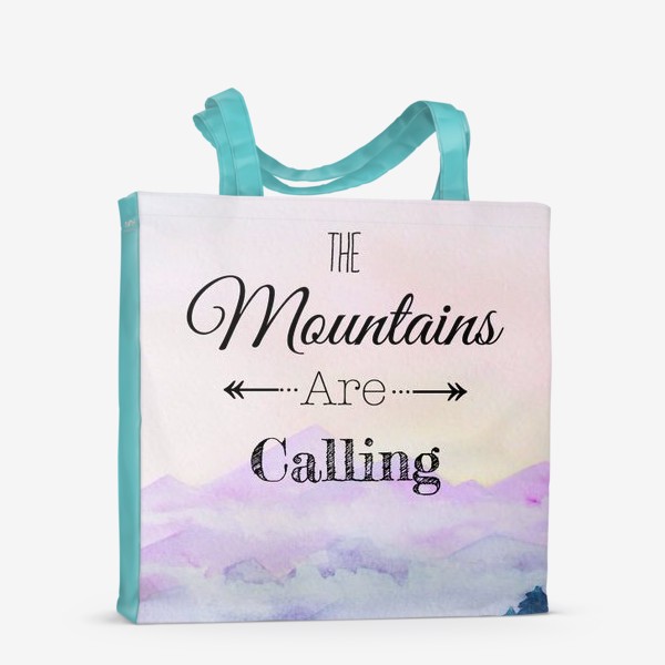 Сумка-шоппер «горы зовут»